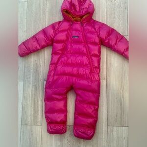 Patagonia high loft down snow suit size 18-24 months